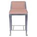 Vanguard Furniture Thom Filicia 25.5" Counter Stool Wood/Upholstered in Brown | 34.5 H x 19.5 W x 20.5 D in | Wayfair 9075-CS_154243_Havana