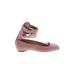 Valentino Garavani Flats: Pink Solid Shoes - Women's Size 39.5 - Round Toe