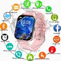 Montre intelligente Bluetooth Full Touch pour hommes et femmes étanche suivi de la fréquence