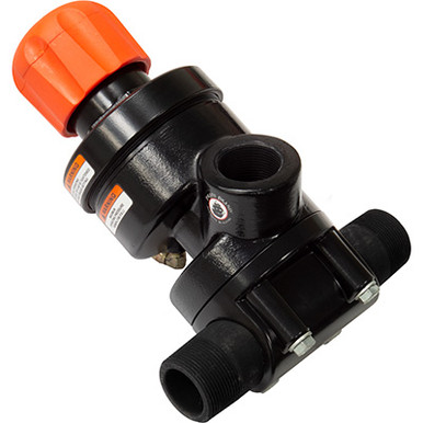 Apv Abrasive Metering Valve, 1-1/2", Urethane Sleeve, 1-1/4" Npt Blast Pot Connection