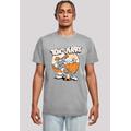 T-Shirt F4NT4STIC "Tom and Jerry TV Serie Play Baseball" Gr. XL, grau (heather grey) Herren Shirts T-Shirts