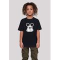 T-Shirt F4NT4STIC "Disney Micky Maus Don’t Speak" Gr. 146/152, schwarz Mädchen Shirts T-Shirts