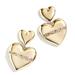 WEAR by Erin Andrews Cincinnati Bengals Heart Statement Drop Earrings