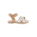 Old Navy Sandals: Tan Shoes - Kids Girl's Size 5