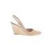 Pour La Victoire Wedges: Tan Shoes - Women's Size 8