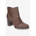 Women's Carrow Bootie by Easy Street in Brown (Size 11 M)