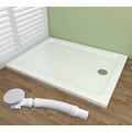 Acrylic Shower Tray/Shower Tray 120 x 80 x 4 cm Shower 40 mm Flat Rectangular