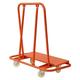 2200lbs Heavy Duty Sack Truck Industrial Hand Trolley with 4 Swivel Wheels Plywood Panel Dolly Trolley Truck for Lifting Moving Large Items