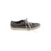 Vans Sneakers: Gray Print Shoes - Women's Size 6 1/2 - Almond Toe