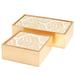 Annie Selke Home Wood Napkin Holder Wood in Yellow | 2.5 H x 5 W x 9 D in | Wayfair ASH12286-ACG