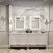 Ivy Bronx Astra Frontlit LED Lighted Bathroom Vanity Mirror Anti Fog Dimmable Wall Mirror, Crystal | 28 H x 20 W x 2 D in | Wayfair