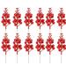 The Holiday Aisle® Glitter Berries Pick Plastic in Red | 7.9 H x 2 W x 2 D in | Wayfair CF9B4AE8DA2D499EAC14A62AD0DCB842