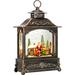 The Holiday Aisle® Christmas Snow Globe Lantern - Christmas Decorations For Home Tabletop w/ Timer & Music | Wayfair