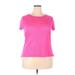 Athletic Works Active T-Shirt: Pink Activewear - Women's Size 2X-Large