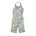 Monsoon Jumpsuit: Green Print Skirts & Jumpsuits - Kids Girl's Size 12