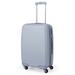 Costway Hardside Luggage with Spinner Wheels with TSA Lock and Height Adjustable Handle-Blue