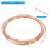 Solid Bare Copper Wire, Pure Copper Wire Soft Beading Wire for Craft - Rose Gold