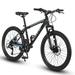 26" Mountain Bike, Shimano 21 Speeds with Mechanical Disc Brakes, Suspension Bikes Mountain Bicycle