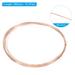 Solid Bare Copper Wire, Pure Copper Wire Soft Beading Wire for Craft - Rose Gold