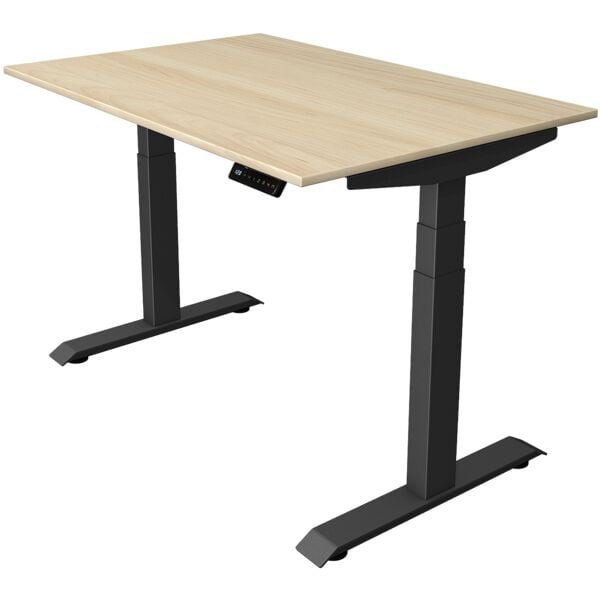 Kerkmann Schreibtisch höhenverstellbar (elektrisch) »Move 4« 120 cm T-Fuß braun, 120x129x80 cm