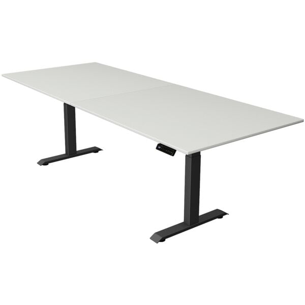 Kerkmann Schreibtisch höhenverstellbar (elektrisch) »Move 4« 250 cm T-Fuß grau, 250x129x100 cm Image