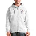 Men's Antigua White NBA Victory Full-Zip Jacket