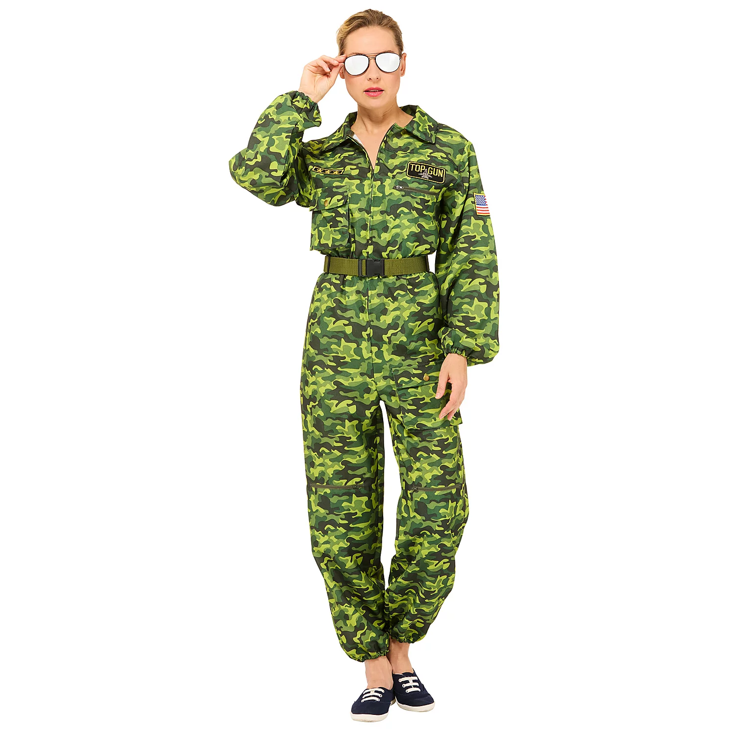 Kostüm Kampfjetpilot für Damen Image