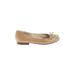 Sam Edelman Flats: Tan Print Shoes - Women's Size 6 - Round Toe
