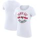 Women's G-III 4Her by Carl Banks White Tampa Bay Buccaneers City Team Graphic Lightweight Fitted Crewneck T-Shirt