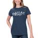 Women's G-III 4Her by Carl Banks Heathered Navy Dallas Cowboys Main Game T-Shirt