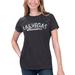 Women's G-III 4Her by Carl Banks Heathered Black Las Vegas Raiders Main Game T-Shirt