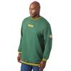 Men's Big & Tall NFL® Fleece crewneck sweatshirt by NFL in Green Bay Packers (Size XL)