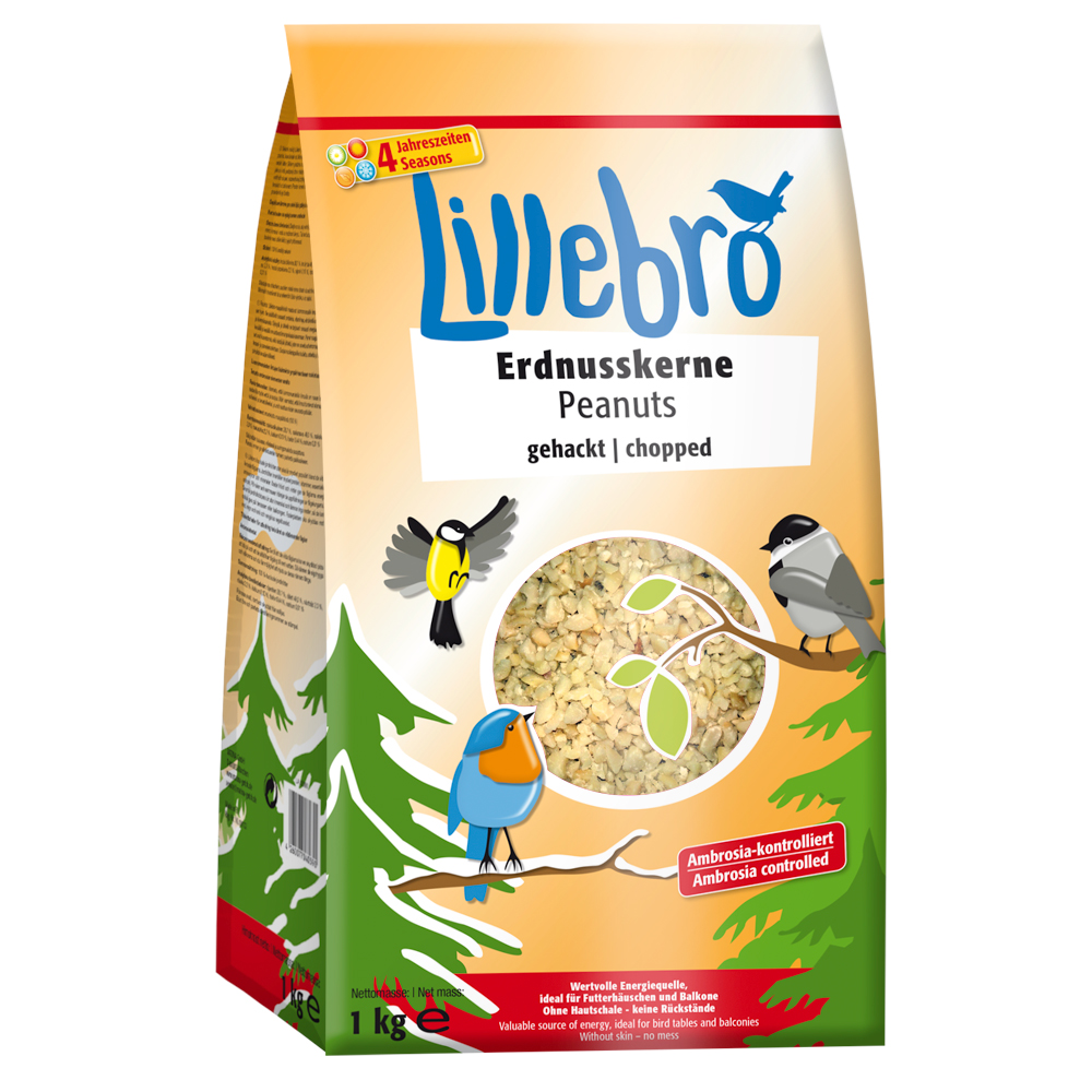 3kg Lillebro Chopped Peanuts Bird Food