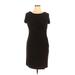 Ronni Nicole Casual Dress - Sheath Crew Neck Short sleeves: Black Print Dresses - Women's Size 14