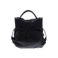 Francesco Biasia Leather Shoulder Bag: Black Bags