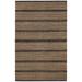 White 36 x 24 x 0.25 in Area Rug - Dash and Albert Rugs Arbor Striped Handwoven Jute/Area Rug in Black/Brown /Jute & Sisal | Wayfair DA1967-23