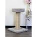 New Cat Condos Solid Wood Cat Scratching Post in Gray | 29.5 H x 20 W x 20 D in | Wayfair 170387-Neutral Multi-Color