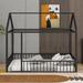 Herefordshire Full Metal House Beds by Harriet Bee Metal in Black | 66.9 H x 55.5 W x 77.7 D in | Wayfair C3EE3D49B90C45F089EAC40D09D48CEB