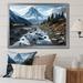 Millwood Pines Bianey Canadablack & White Mountain Reflections I On Canvas Print Metal in Gray/White | 30 H x 40 W x 1.5 D in | Wayfair