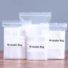 Sac d'emballage à fermeture éclair en PE transparent refermable sac refermable pour collation