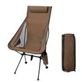 Ultralight High Back Folding Portable High Back for Outdoor Camp Picnic Fishing Coffee