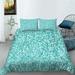 Bed Cover Set Blue Highend Home Textiles Duvet Cover Set Polyester 2/3 Pcs Home Bed Set California King(98 x104 )
