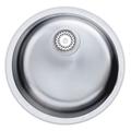 Astracast Pinta 1 Bowl Polished Stainless Steel Round Sink