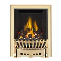 Focal Point Elegance Full Depth Brass Effect Remote Controlled Gas Fire