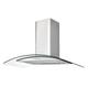 Cooke & Lewis Clcgs90 Stainless Steel Curved Cooker Hood (W)90Cm - Inox