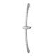 Chrome Effect Curved Shower Riser Rail