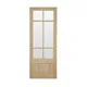 2 Panel 6 Lite Glazed Internal Door, (H)1981mm (W)762mm (T)35mm