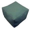 Hopsack Bean Bag Cube, Green, Grey, White, Blue, Indigo & Teal