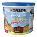 Ronseal Fence Life Plus Red Cedar Matt Fence & Shed Treatment, 9L