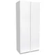 Darwin White 2 Door Wardrobe (H)2356mm (W)998mm